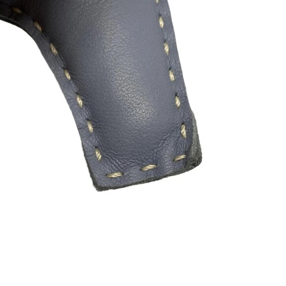 Auth HERMES Rodeo Charm MM Light Blue Blue Black Agneau Milo Bag Charm - Picture 5 of 6